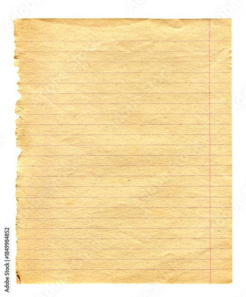 Obraz Old Paper with a Lines