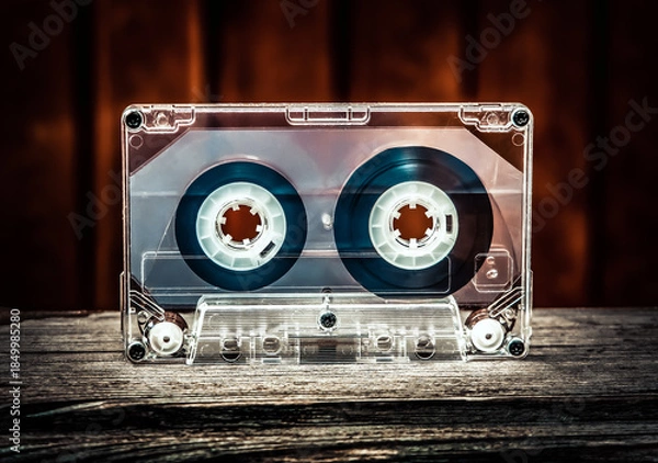 Obraz Audio Tape Cassette closeup
