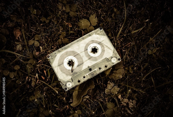 Obraz Audio Tape Cassette closeup
