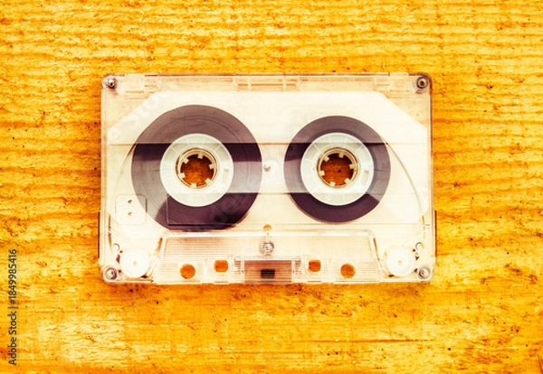 Obraz Audio Tape Cassette closeup