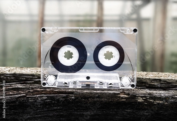Obraz Audio Tape Cassette closeup