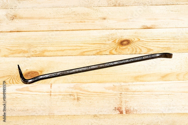 Obraz Crowbar on the Planks