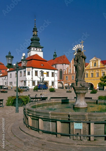 Obraz Pelhrimov square
