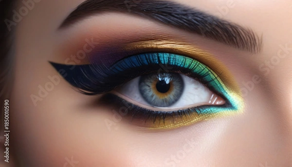 Obraz eyeshadow close-up