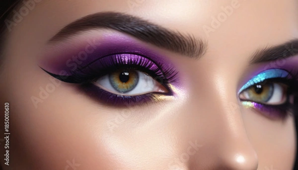 Obraz eyeshadow close-up