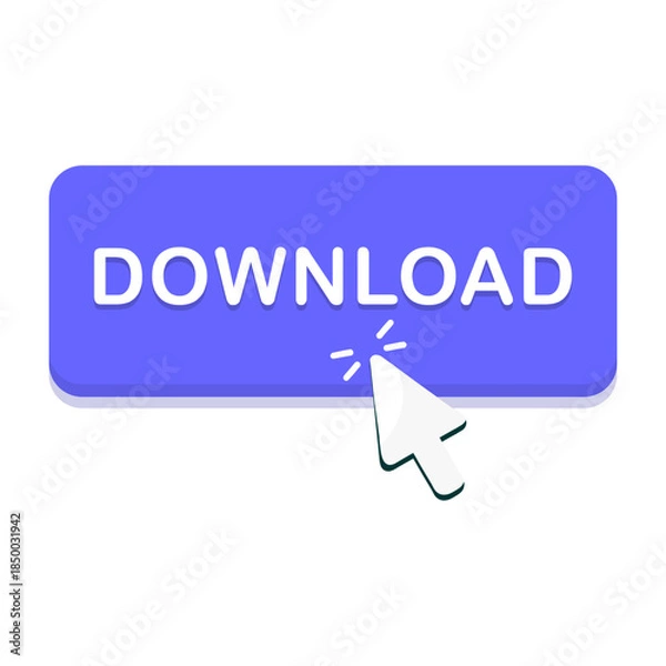 Fototapeta Download Web Button Vector Design