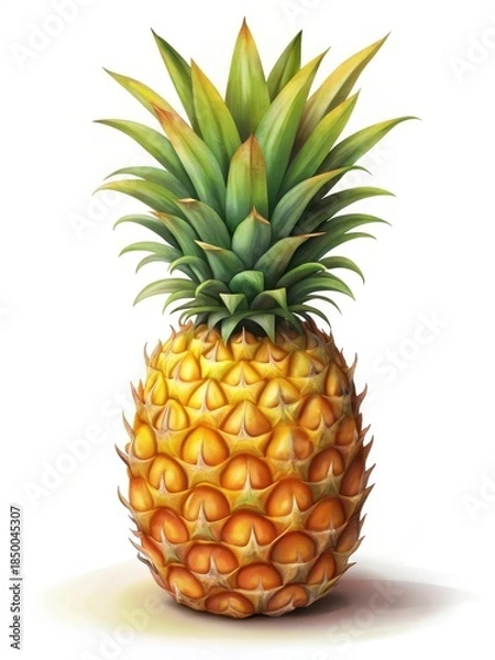 Obraz Fresh Ripe Whole Pineapple