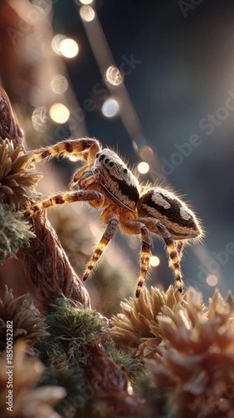 Obraz A humanoid spider with clever, mischievous features