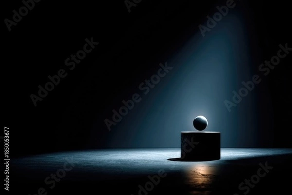 Obraz Cinematic Low Light Scene with Dramatic Shadows
