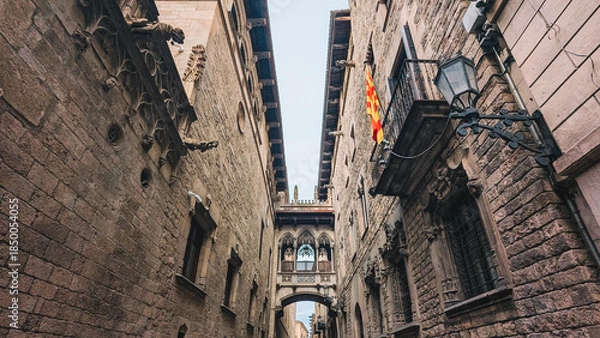 Obraz Gothic Quarter Barcelona
