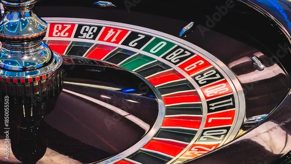 Obraz casino roulette table
