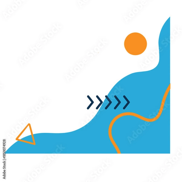 Obraz Abstract Corner Frame and Background For elegan design