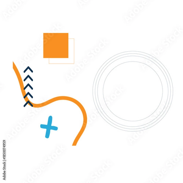 Obraz Abstract Corner Frame and Background For elegan design