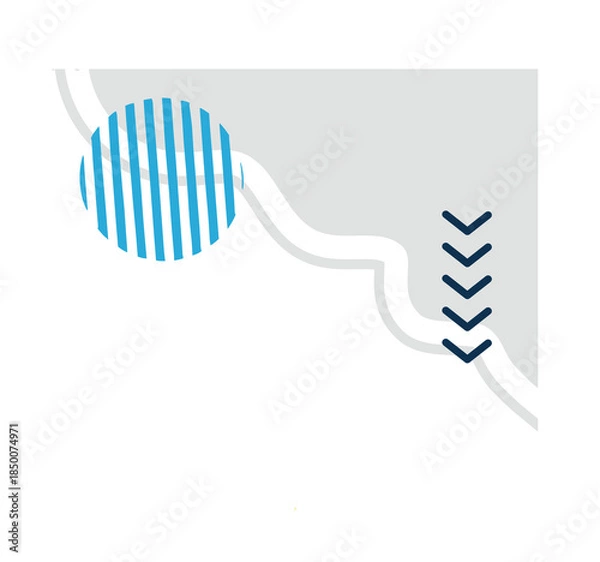 Obraz Abstract Corner Frame and Background For elegan design