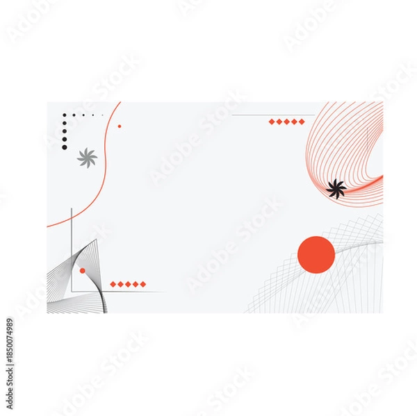 Obraz Abstract Corner Frame and Background For elegan design