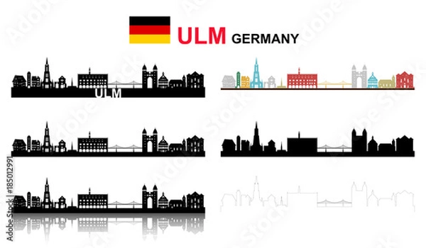 Fototapeta Ulm großes Set