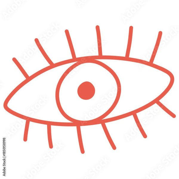 Obraz red paint splash