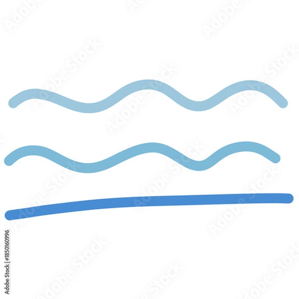 Obraz vector illustration of a wave