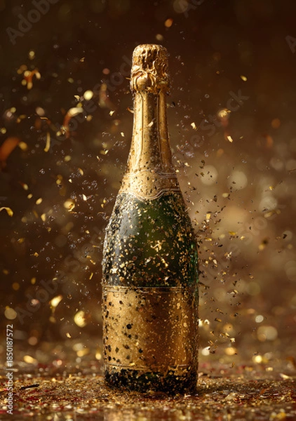 Obraz champagne bottle ready for celebration