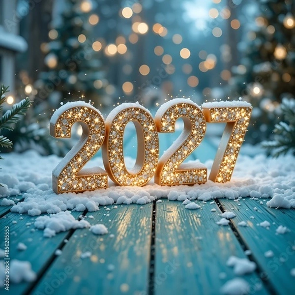 Obraz Happy new year 2027
