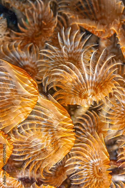 Obraz Split crowned tubework in closeup