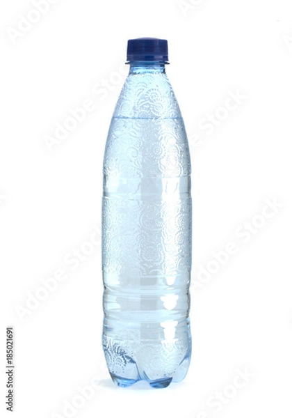 Obraz Plastic water bottle on a white background