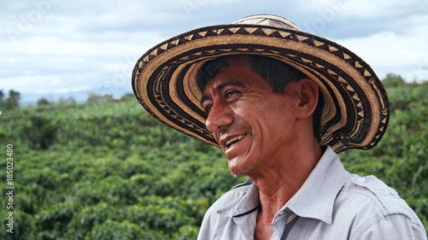 Fototapeta Szczęśliwy rolnik