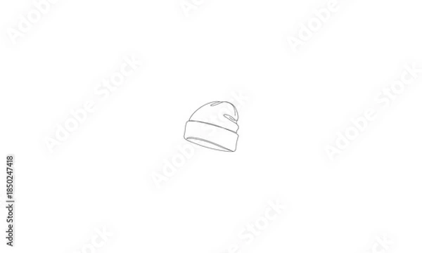 Obraz Winter Beanie Hat Icon