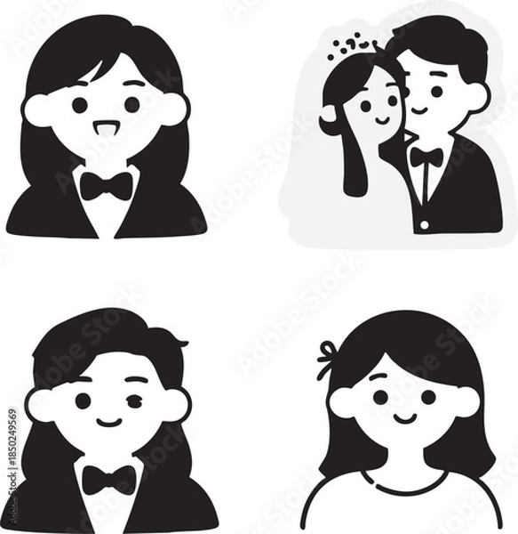 Obraz Happy Valentine's Day illustration