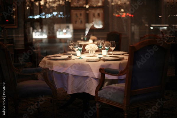 Obraz soirée au restaurent en couple ou en famille