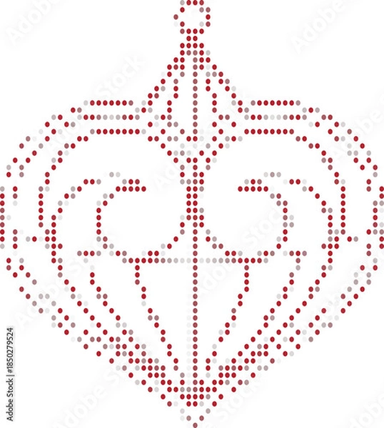 Obraz Simple Red Pattern Design