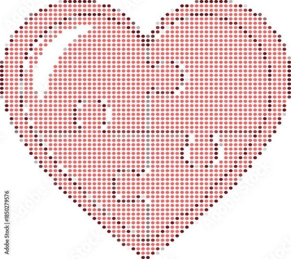 Obraz Simple Red Heart Design