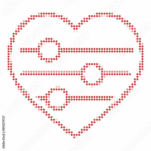 Obraz Simple Red Heart Design