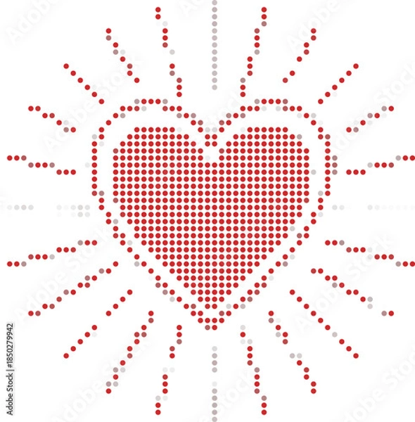 Obraz Simple Red Heart Design