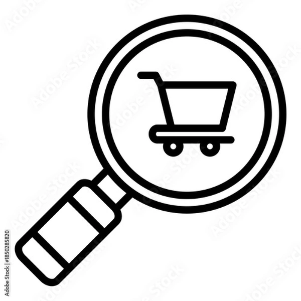 Obraz Search ECommerce Icon