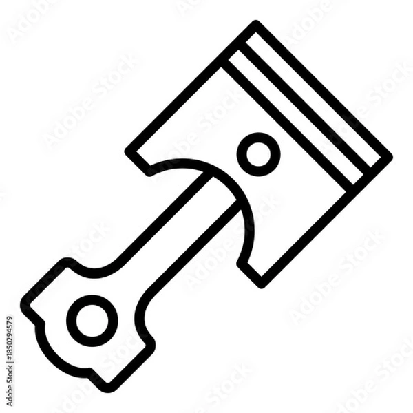 Obraz Piston Icon