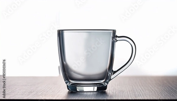 Obraz Glass Empty Cup Mock Up