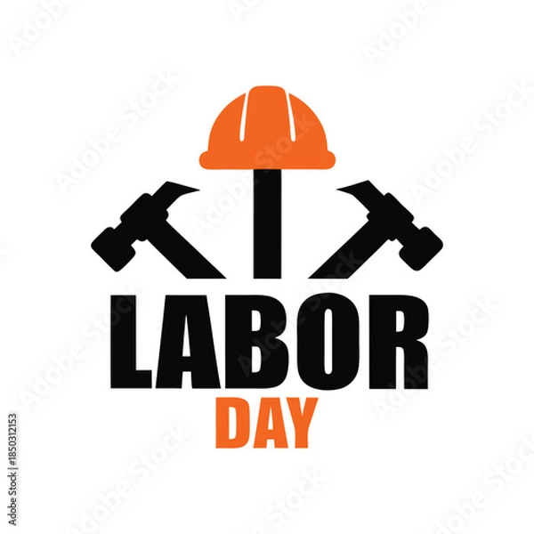 Obraz Happy Labour Day poster creative modern layout festive poster