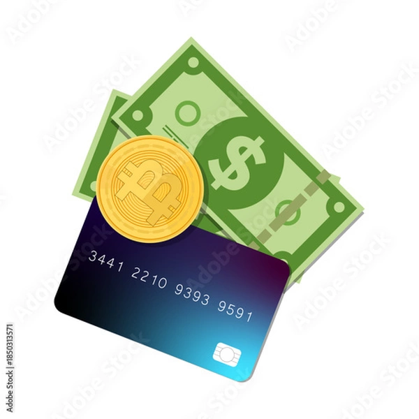Obraz  Finance. Money. Banking. vector illustration