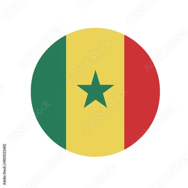 Obraz Senegal flag