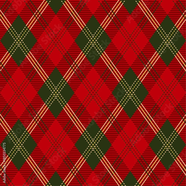 Obraz seamless pattern with red bow