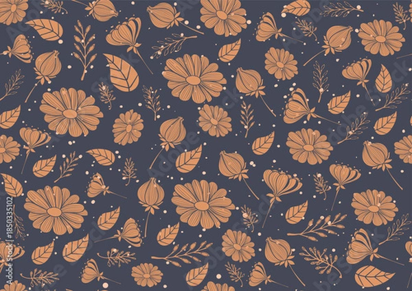 Obraz seamless floral pattern