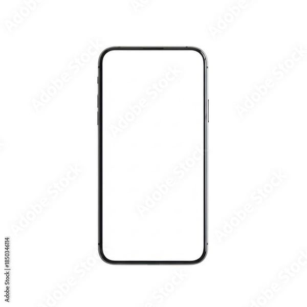 Obraz Smartphone frame isolated on transparent background