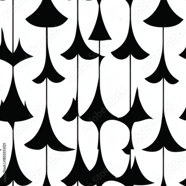 Obraz Abstract geometric holiday bell border repeating pattern Repeating Pattern Tile Repeating Pattern Tile