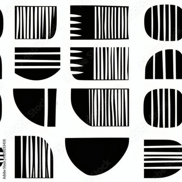 Obraz Geometric holiday console table repeating pattern Repeating Pattern Tile Repeating Pattern Tile