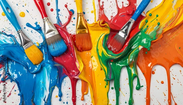 Obraz Painting colors