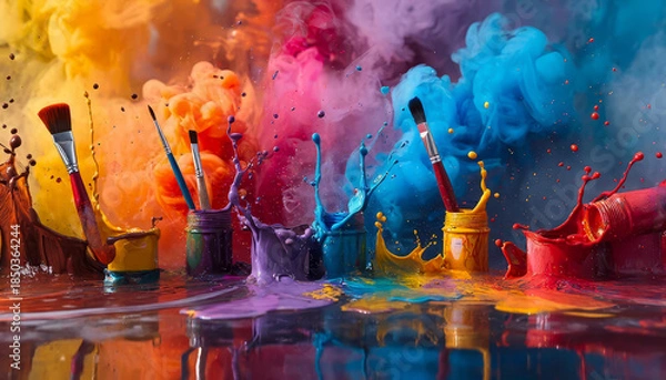 Obraz Painting colors