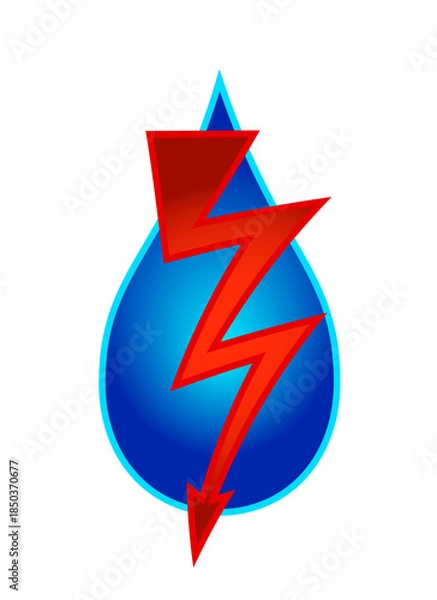 Obraz Drop and Lightning