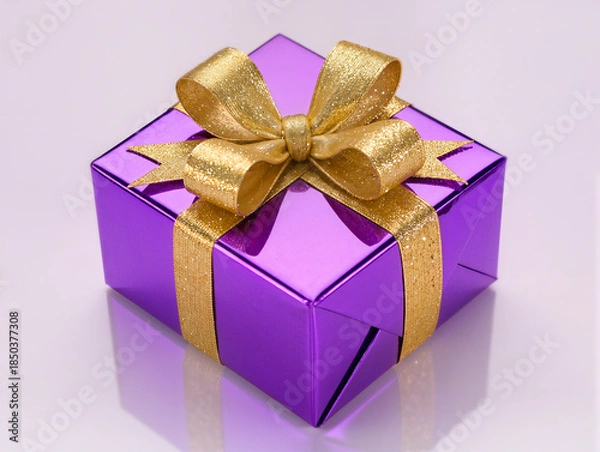 Obraz gift box isolated on white