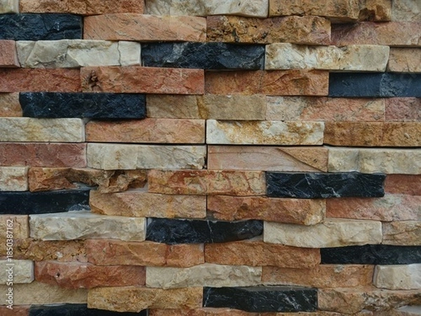 Fototapeta Natural stone wall texture